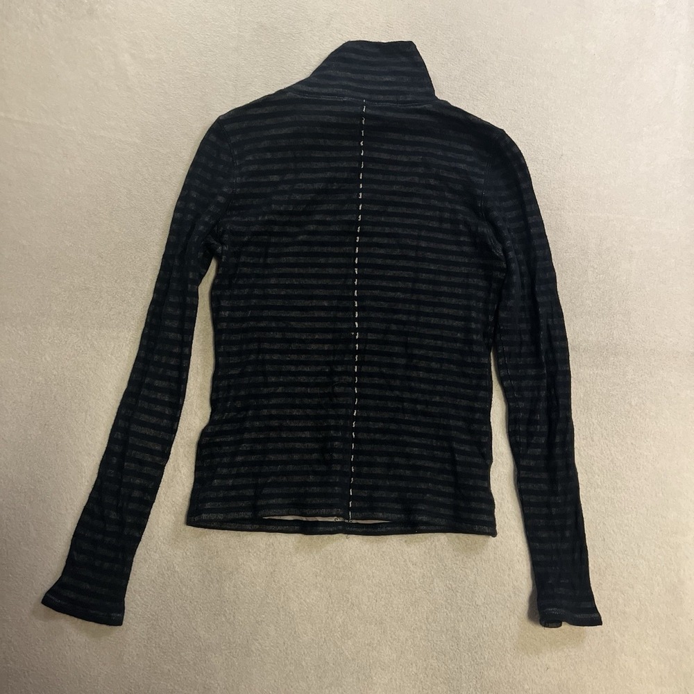 Rag & Bone Jean Keaton Striped Turtleneck Sweater Women's Size Medium Pullover - Picture 2 of 7